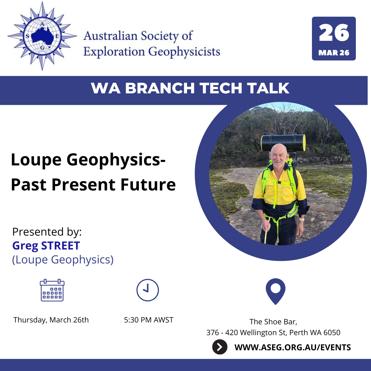 ASEG WA Tech Night - Greg Street